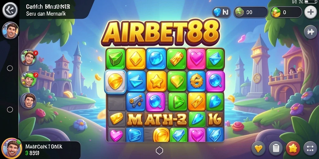 Gameplay seru dengan tantangan Match-3 yang menarik.