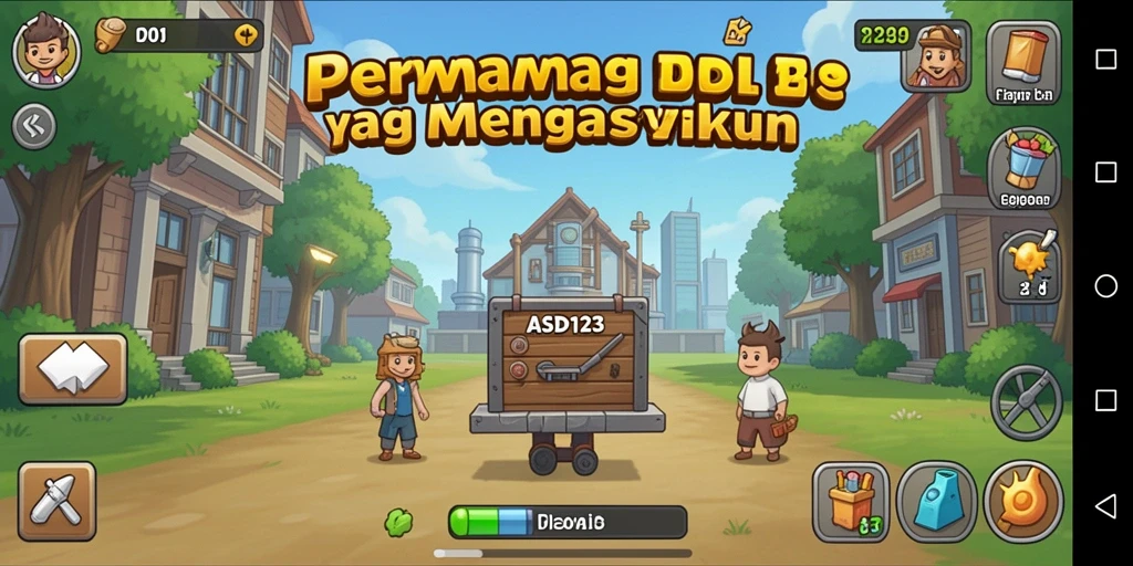 Tampilan screenshot gameplay Idle yang menarik dan menantang.