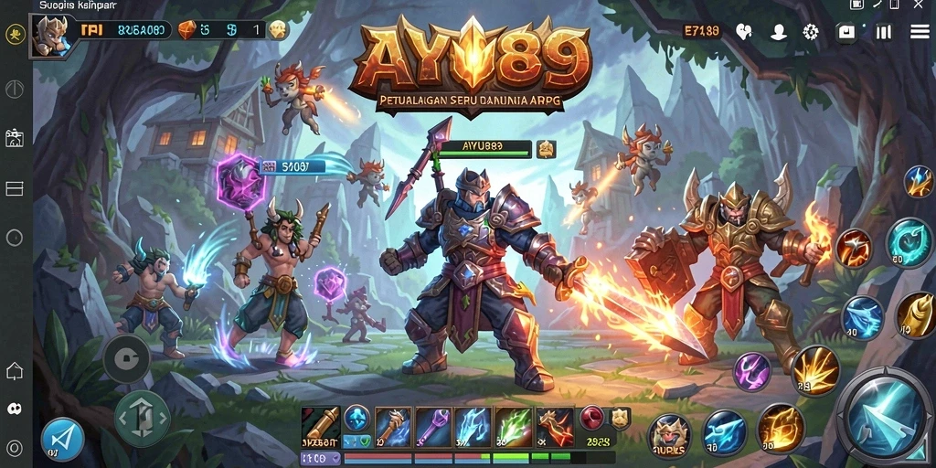 Tampilan gameplay menakjubkan dari AYU89 yang penuh petualangan.