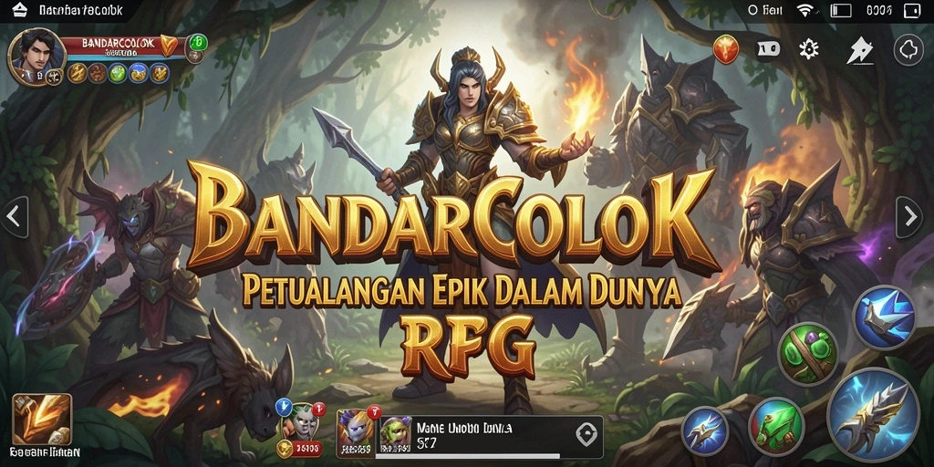 Tampilan gameplay menakjubkan dari BANDARCOLOK dalam aksi RPG.