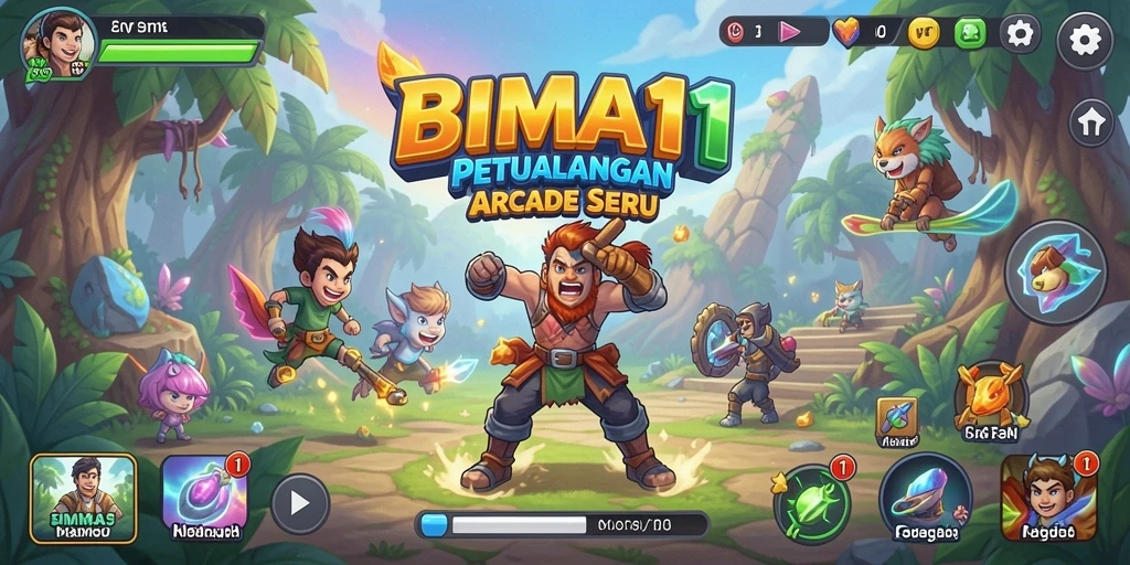 Gameplay seru BIMA11 yang penuh tantangan dan aksi.