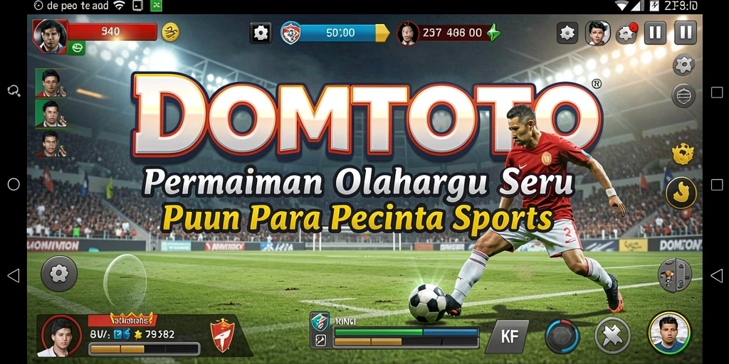 Tampilkan gameplay menarik dari DOMTOTO dengan aksi olahraga intens.