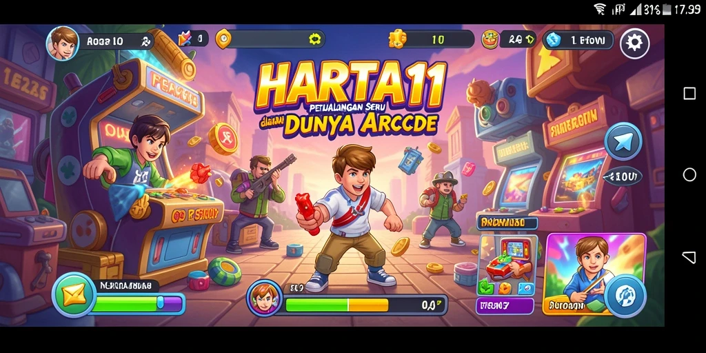 Tampilan gameplay HARTA11 yang penuh aksi dan tantangan seru.
