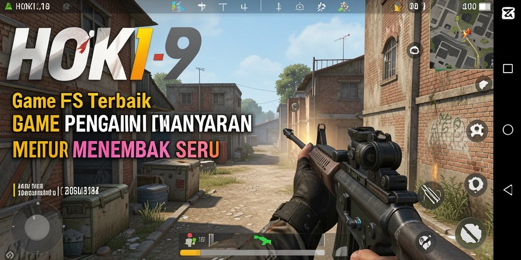 Tangkapan layar HOKI9 menampilkan aksi menembak yang mendebarkan.