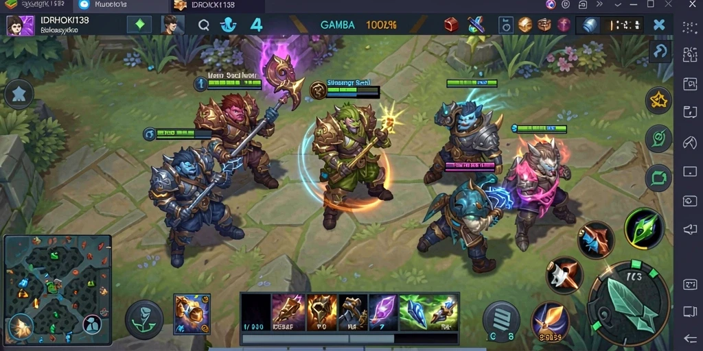 Tampilan screenshot gameplay seru dari IDRHOKI138.