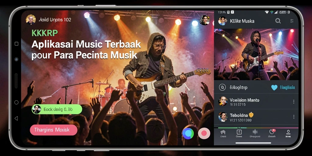 Gambar gameplay KKRP yang menampilkan keseruan bermain musik.