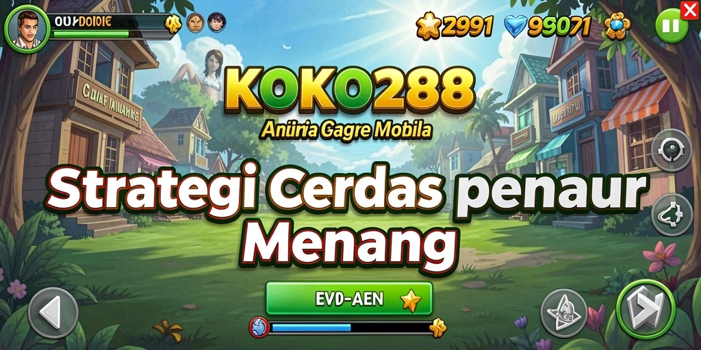Tampilan menarik dari gameplay strategis KOKO288.