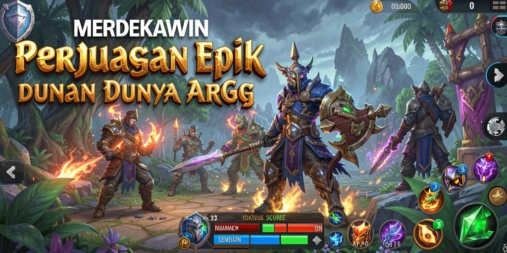 Tampilan menarik dari gameplay ARPG MERDEKAWIN.