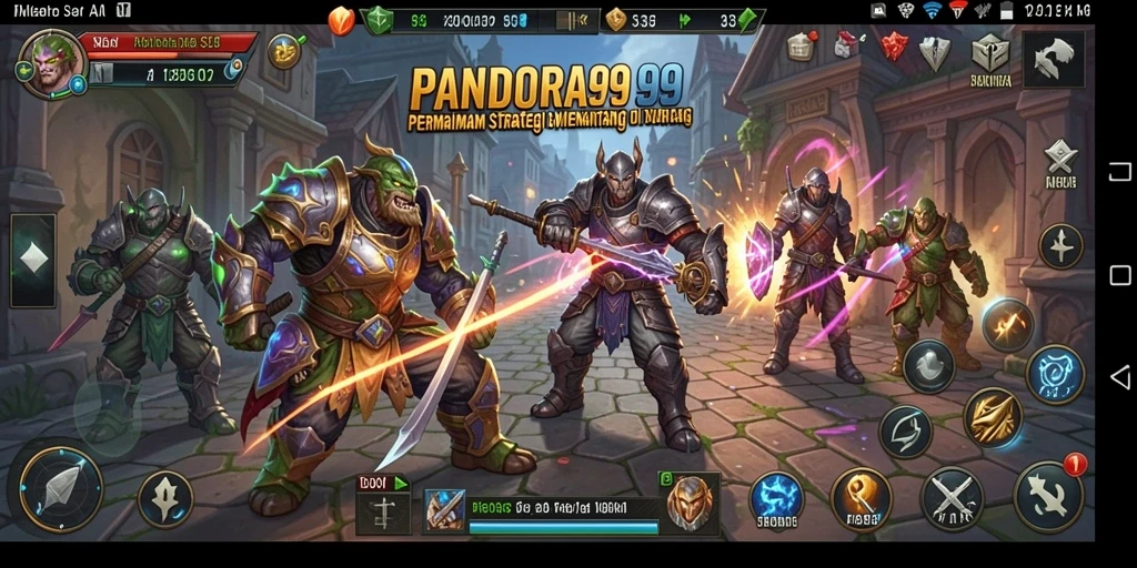 Menampilkan gameplay menantang dan strategi dalam PANDORA99.