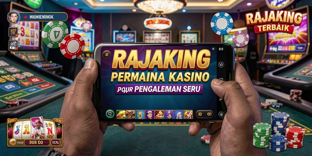 Tampilan menarik dan gameplay seru dari RAJAKING.