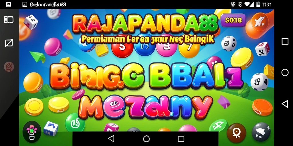 Screenshot gameplay RAJAPANDA88 menampilkan keseruan permainan Bingo.