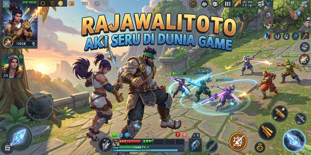Tampilan gameplay RAJAWALITOTO yang mendebarkan dan penuh aksi.