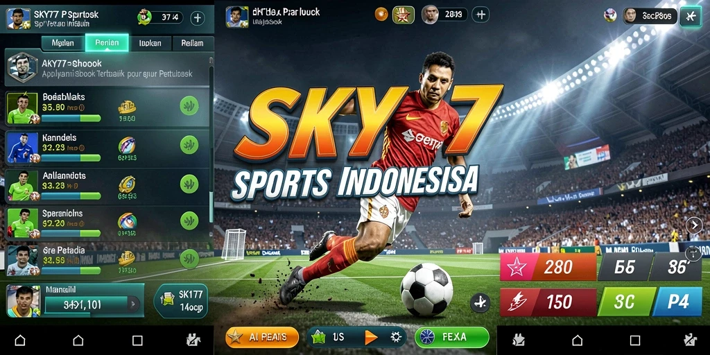 Tampilan gameplay Sportsbook di SKY77 yang menarik dan interaktif.