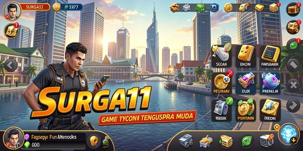 Gameplay menarik dengan elemen Tycoon yang mendebarkan.
